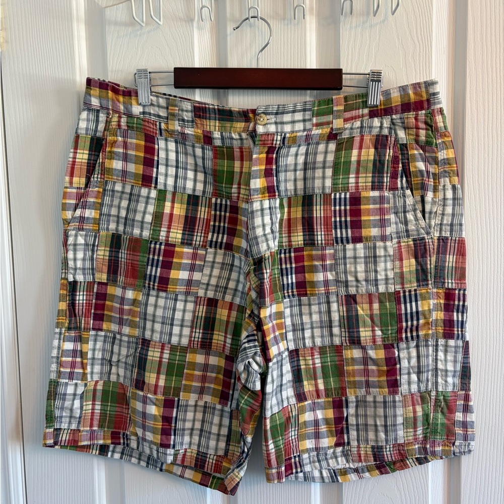 Colorful Patchwork Cargo Shorts for Men